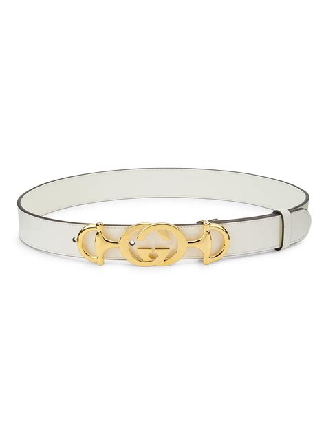 gucci horsebit belt white|gucci horsebit belt women's.